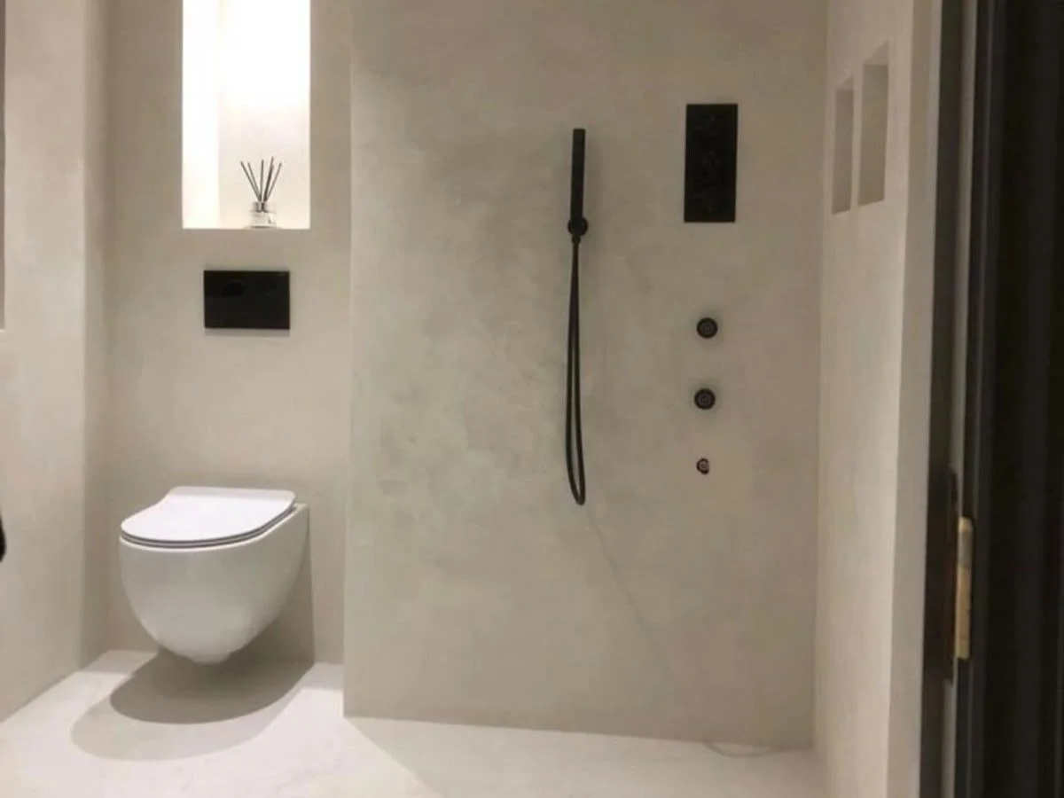 Corniche villa microcement flooring with Red Sea views Jeddah